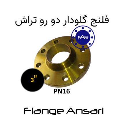 فلنج گلودار PN16 سایز 3